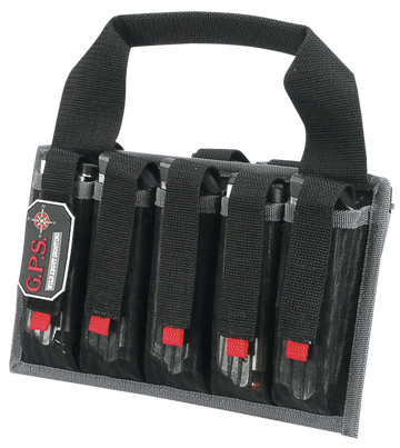 G*Outdoors 1006MAG Pistol Mag Tote Black Nylon Holds 10 Mags