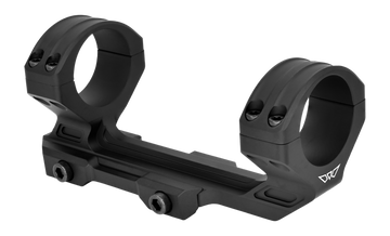 Warne 8550M HyperLite 1" Medium MSR Scope Mount - Matte Black Aluminum