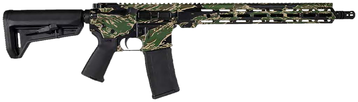 Shark Coast Tactical Tiger Stripe 5.56 NATO 16" 30+1 Semi-Auto Rifle