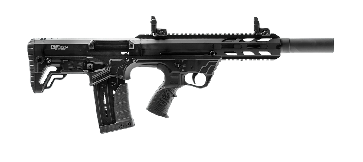 GForce Arms GFY-1 12 Gauge 3" 5+1 18.5" Semi-Auto Bullpup Shotgun - Black Cerakote