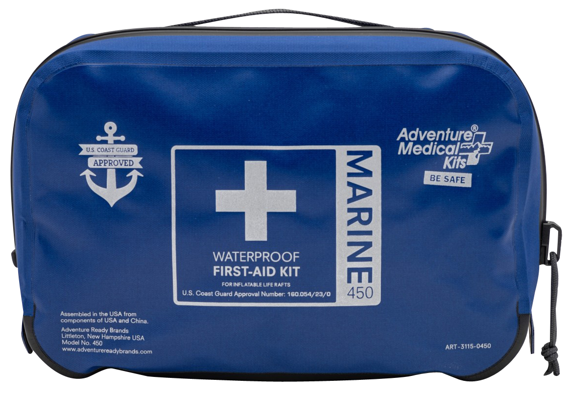 Adventure Medical Kits Marine 450 First Aid Kit - 1-6 Person Coastal Use - Blue