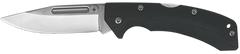 AccuSharp 711C Lockback 3" Folding Clip Point Plain Edge Stainless Steel Black FRN Handle