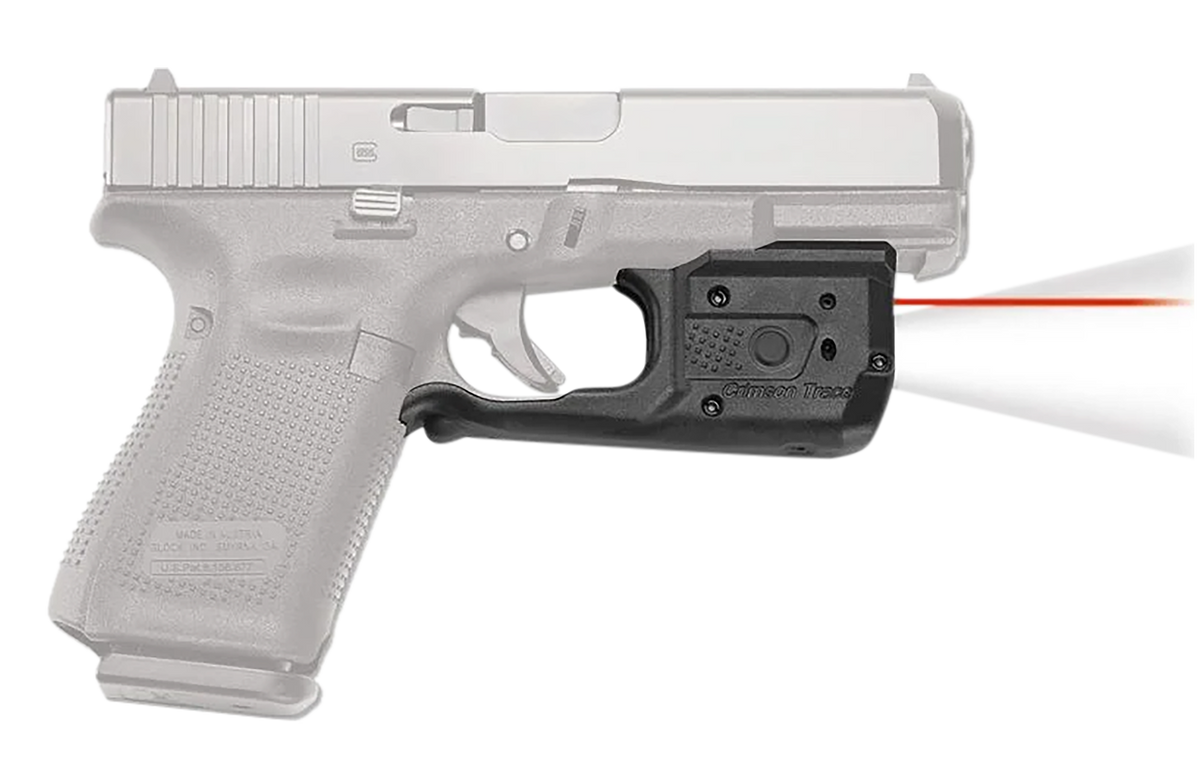 Crimson Trace Laserguard Pro LL-807G Green Laser/150 Lumen LED Light for Glock Full-Size & Compact Gen 3/4/5