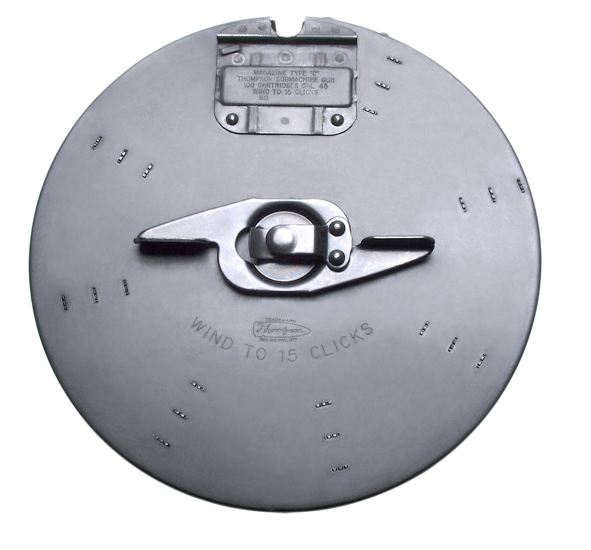 Thompson T14KT A1 45 ACP 100-Rd Drum Magazine - Fit 1927-A1 - Blued Steel