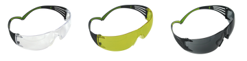 3M Peltor SecureFit 400 Sport Safety Glasses Clear/Amber/Gray Polycarbonate Lens ANSI Z87.1 - 3 Pack