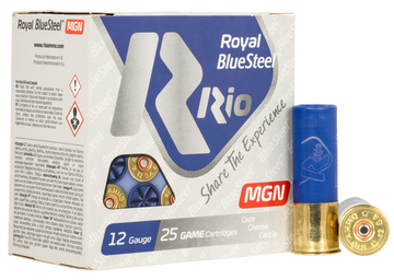Rio Ammunition Royal Bluesteel Magnum 12 Gauge 3" 1 3/8 oz #2 Shot 25 Rd - Box or Case