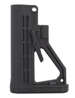 JE Machine Tech PS-ST8B Mil-Spec Skeletonized A-Frame AR-15 Buttstock - Black