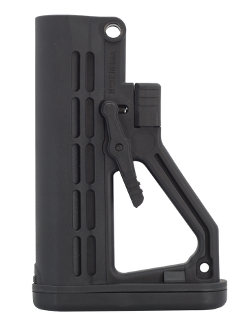 JE Machine Tech PS-ST8B Mil-Spec Skeletonized A-Frame AR-15 Buttstock - Black