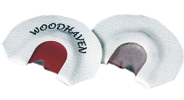 WoodHaven Custom Calls WH122 Red Scorpion 3-Reed Turkey Diaphragm Mouth Call - White