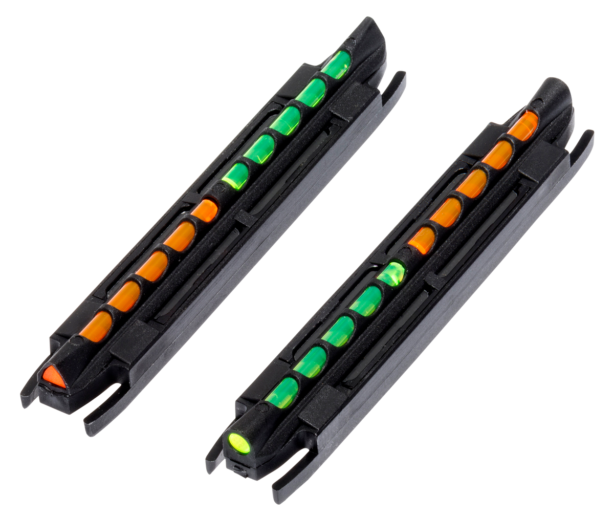 Hiviz TO300 Two-In-One Magnetic Front Sight Green/Orange Fiber Optic