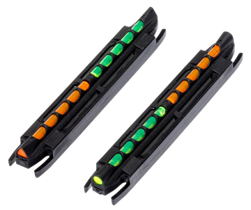Hiviz TO300 Two-In-One Magnetic Front Sight Green/Orange Fiber Optic