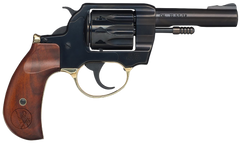 Henry H016BD Golden Boy 22 LR 10-Shot 4" Blued Revolver - Birdshead Walnut Grip