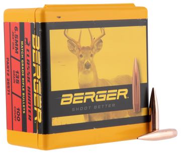 Berger Bullets Classic Hybrid Hunter 6.5 Creedmoor 135gr Boat Tail - 100/Box
