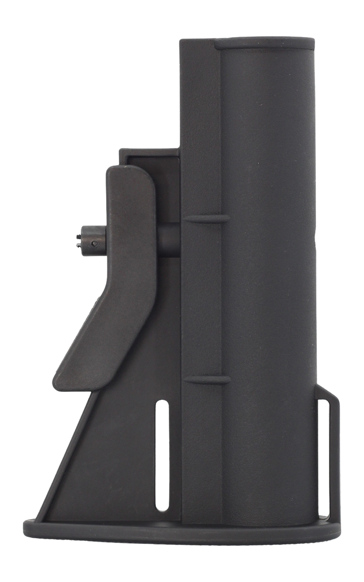 JE Machine Tech PS-ST9B AR-15 Mil-Spec 4-Position Micro Buttstock - Black