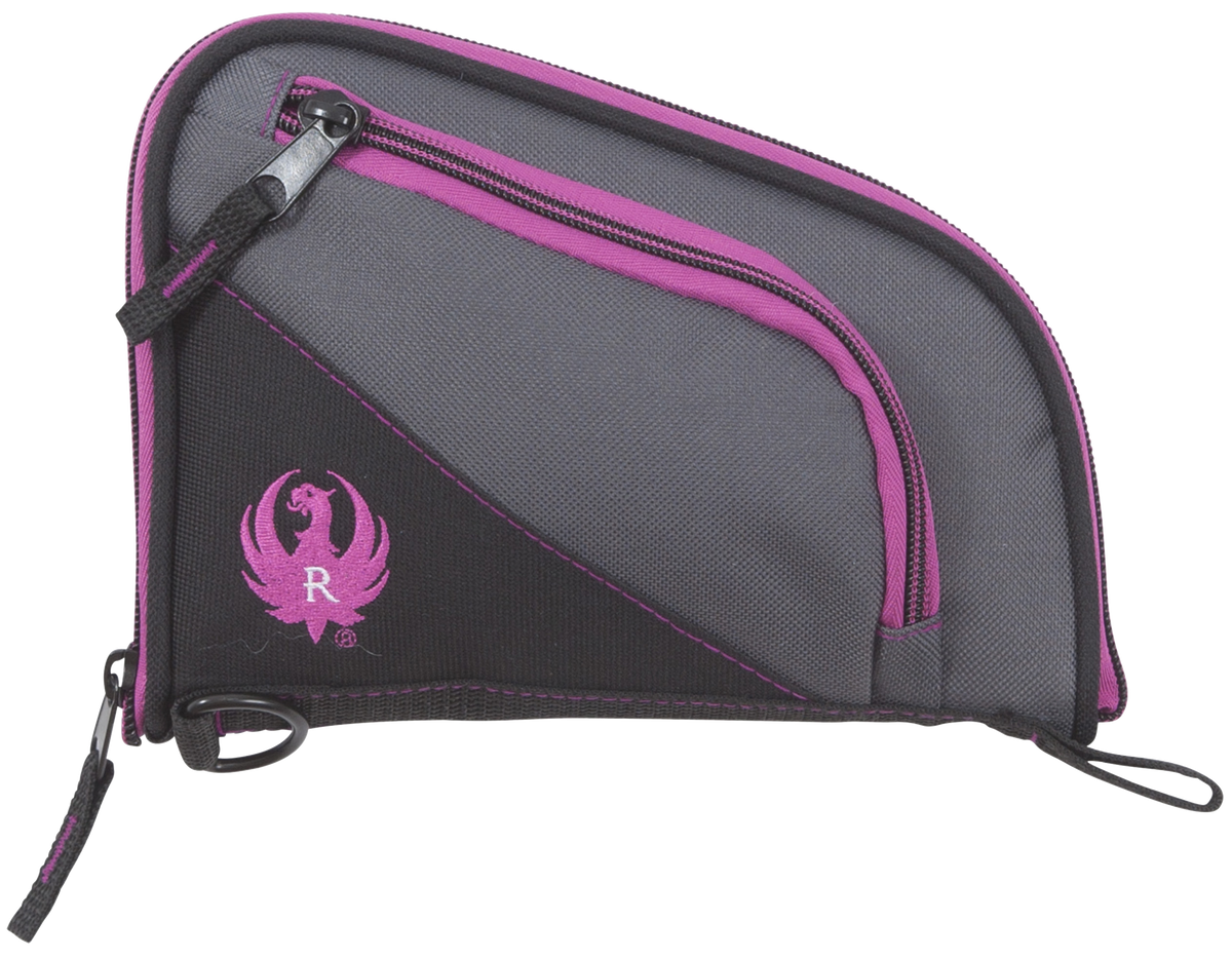 Ruger Tucson 8" Women's Handgun Case Black/Gray Orchid Accents