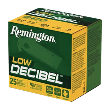 Remington Ammunition Low Decibel 410 Bore 2.50" 1/2 oz 9 Shot 25 Rd - Box or Case