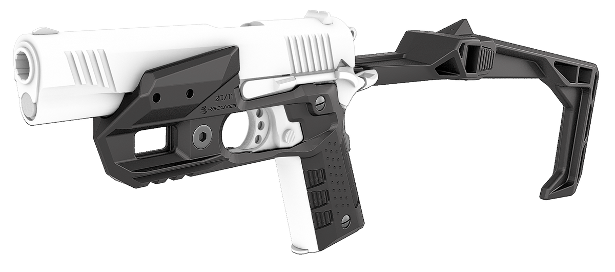 Recover Innovations 2011 Basic Brace Black Pistol Stabilizer - 2011 Platform