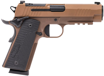 Sig Sauer 1911-XCarry 45 ACP 4.25" 8+1 SAO Semi-Auto Pistol - Coyote PVD Optic Ready