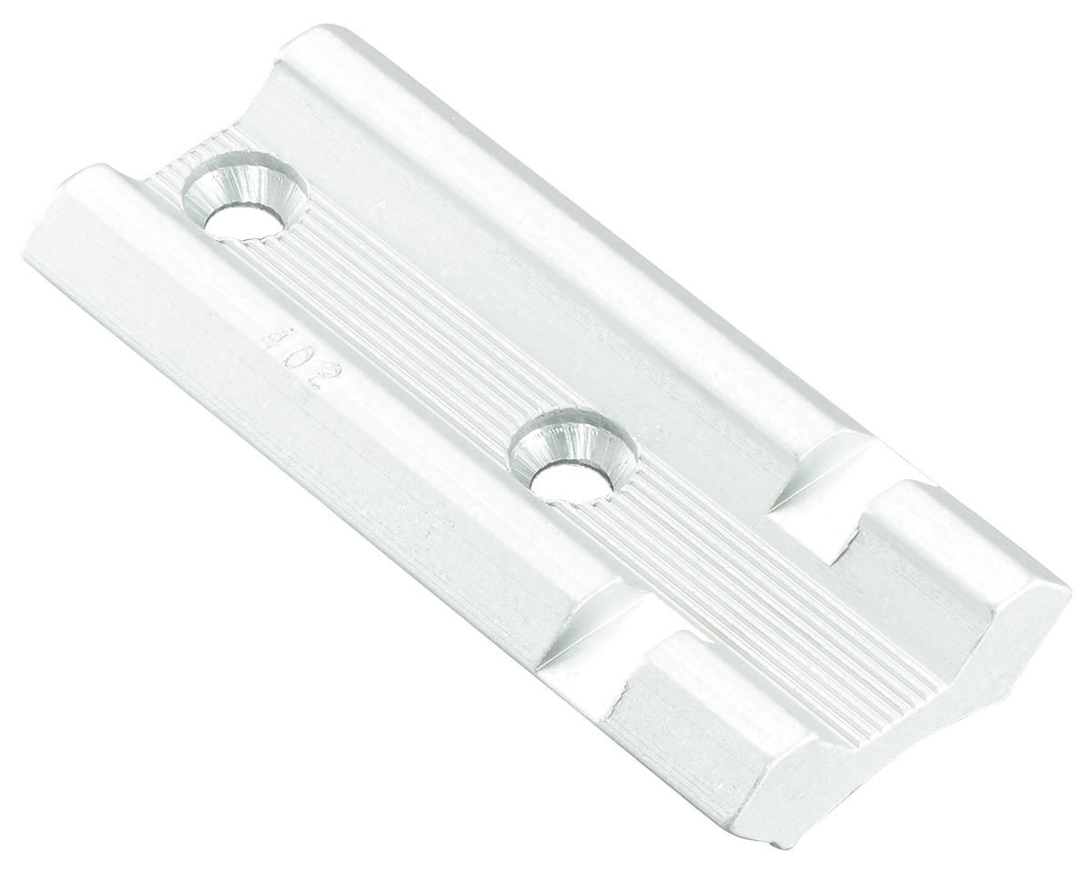 Weaver Mounts 402S 1-Piece Top Mount Base 48430 Silver Aluminum High Standard High Power / Marlin 455 / MR7