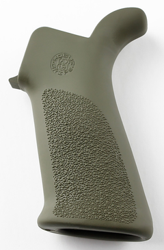 Hogue 15031 OverMolded Beavertail Rubber Grip OD Green Cobblestone - AR-15, M16