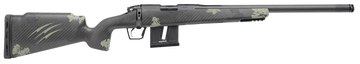 Fierce Firearms Carbon Razor 17 HMR 18" 10+1 Bolt-Action Rifle - Black Cerakote / Forest Camo Carbon Fiber Stock