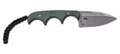 Columbia River CRKT 2396C Minimalist 2.15" Spear Point Fixed Blade Plain 8Cr13MoV GRN/BLK