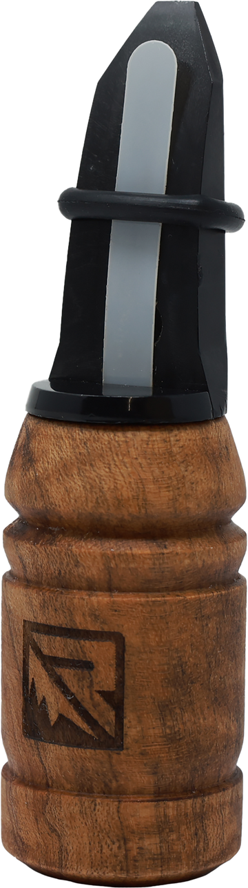 Riven Menace Rough Cut Elk Call - Black/Brown Snake Wood