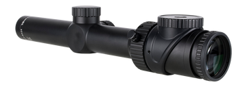 Trijicon AccuPoint 1-8x24mm 30mm Tube Riflescope - Red Triangle Post / Satin Black