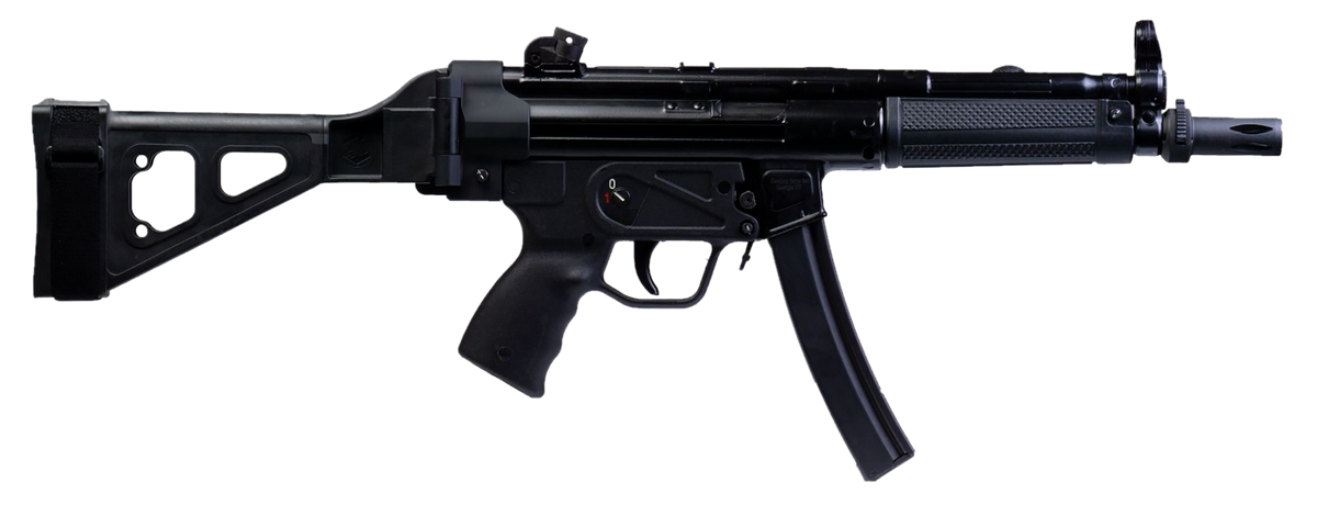 Century Arms AP5-P 9mm Luger 9" 30+1 Semi-Auto Pistol - Black SB Tactical Brace
