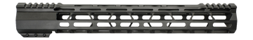JE Machine Tech 15" AR-15 M-LOK Slim Free Float Handguard - Black