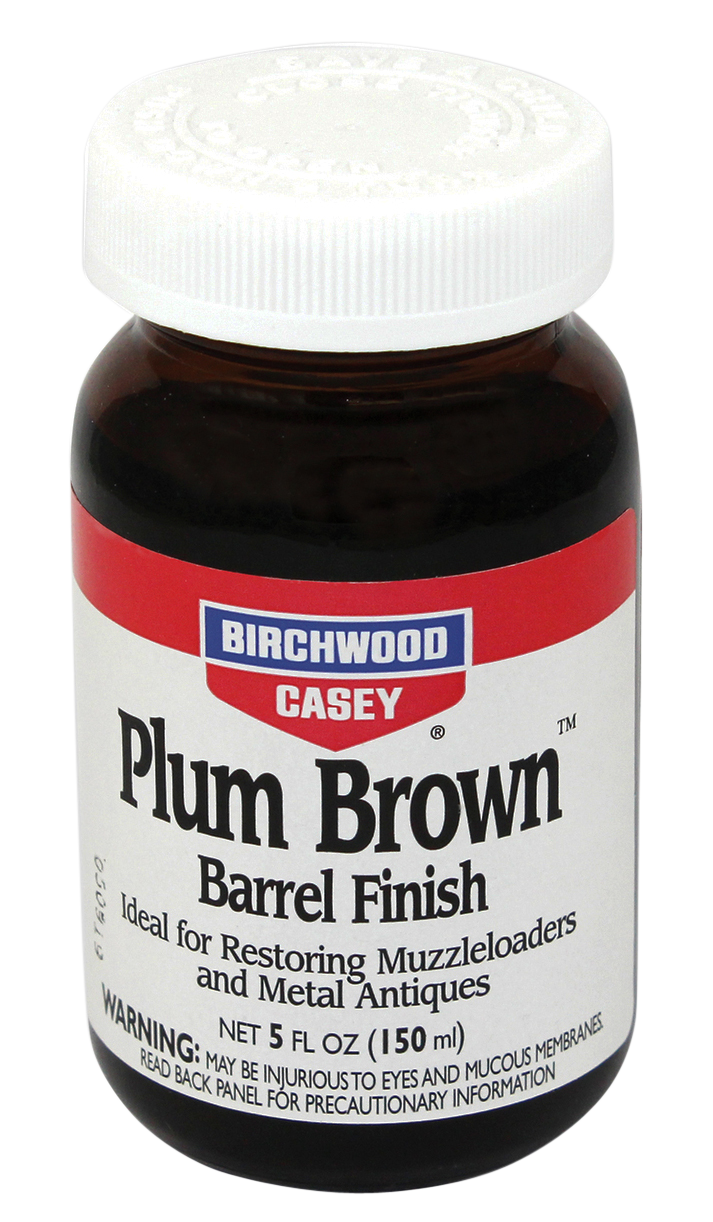 Birchwood Casey 14130 Plum Brown Barrel Finish 5 oz Bottle