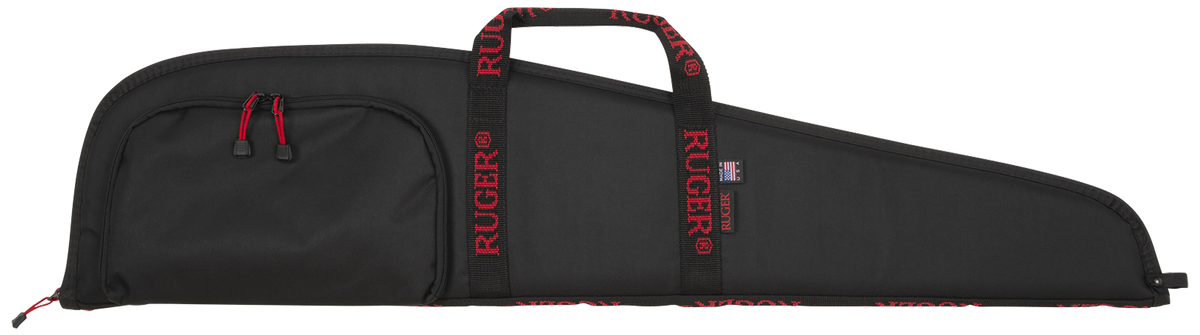 Ruger 27140 Rifle Case 40" Black Endura w/ Red Logo & Foam Padding