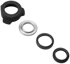 Strike Industries Oppressor Universal 3-Lug QD Base Set Black / Silver 1/2" & 5/8" Threaded Barrels