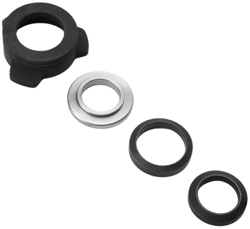 Strike Industries Oppressor Universal 3-Lug QD Base Set Black / Silver 1/2" & 5/8" Threaded Barrels