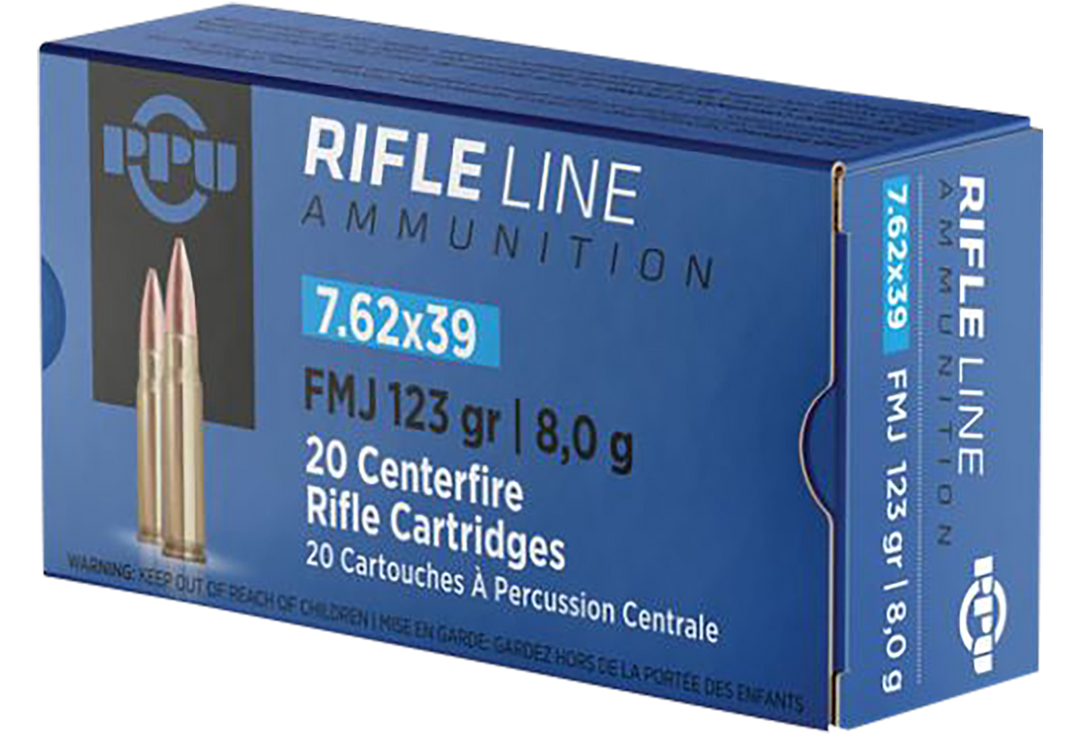 TR&Z Metric Rifle 7.62x39mm 123 gr FMJ 20rd Box - Box or Case