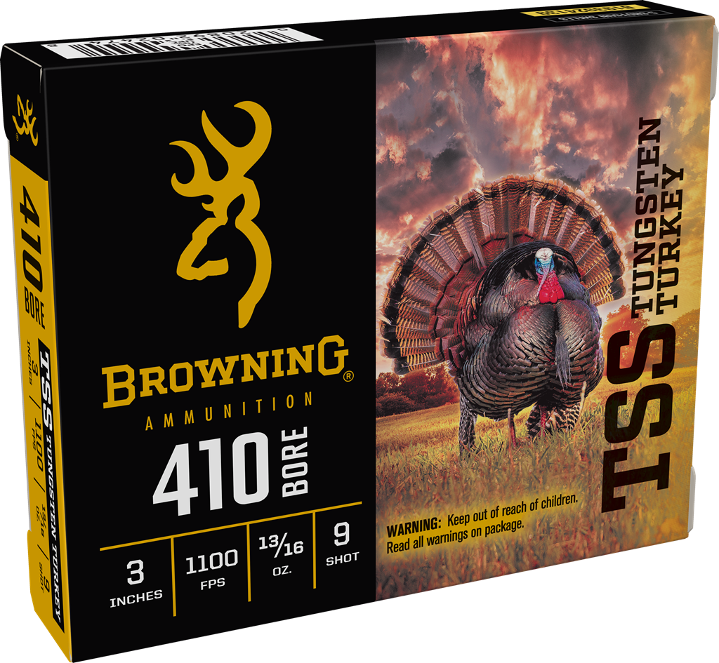 Browning TSS Tungsten Turkey 410 Bore 3" 13/16oz #9 Shot - Box or Case