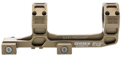 Geissele Automatics AR15 Super Precision 30mm Extended Scope Mount/Ring Combo - Desert Dirt Color Anodized