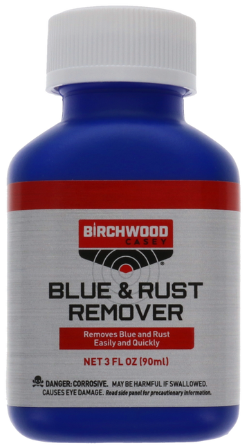 Birchwood Casey Blue & Rust Remover 3 oz Bottle