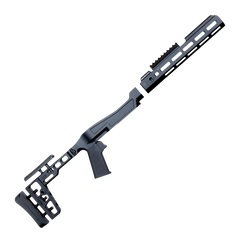 Samson SAS/22 Folding Chassis Ruger 10/22 Takedown 6061-T6 Aluminum Black Anodized