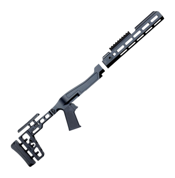 Samson SAS/22 Folding Chassis Ruger 10/22 Takedown 6061-T6 Aluminum Black Anodized