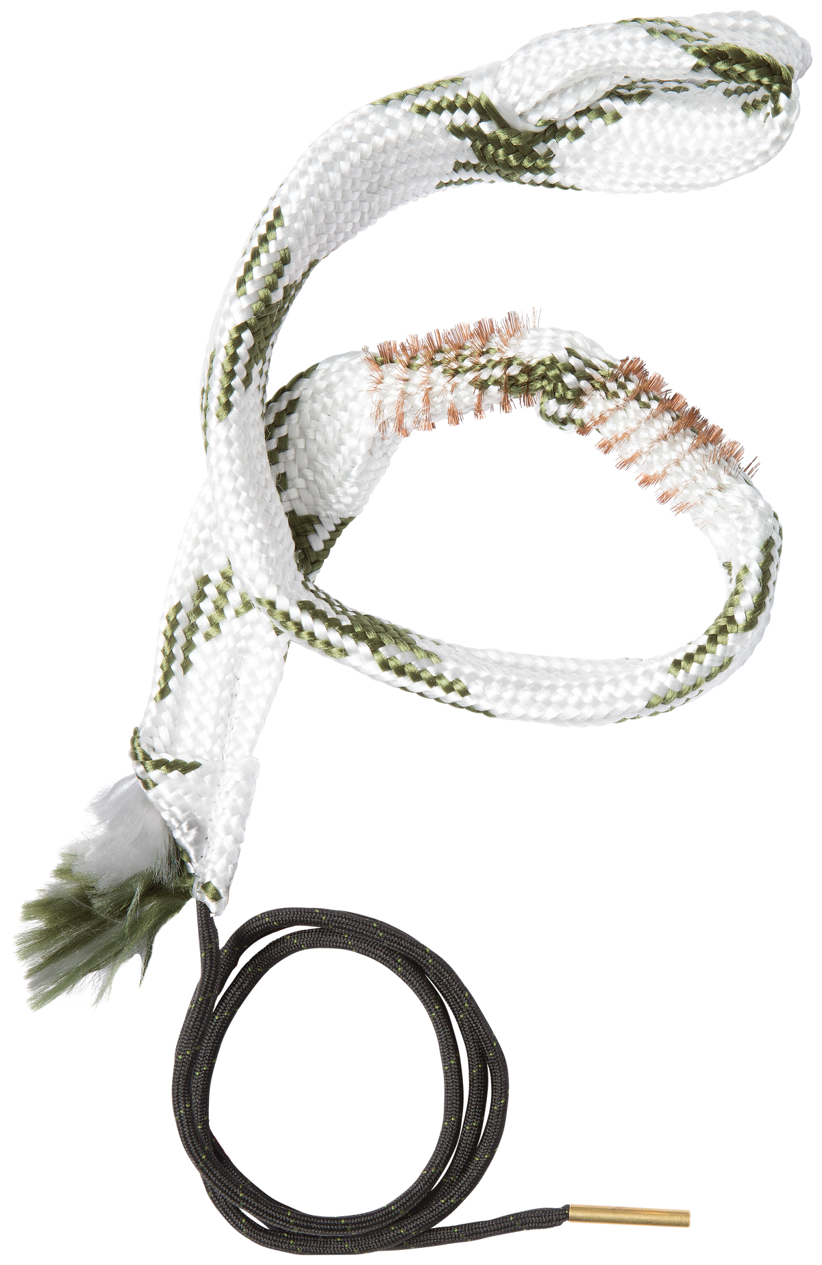 Hoppes BoreSnake Den 10 Gauge Shotgun Bore Cleaner Rope - Bronze Bristle