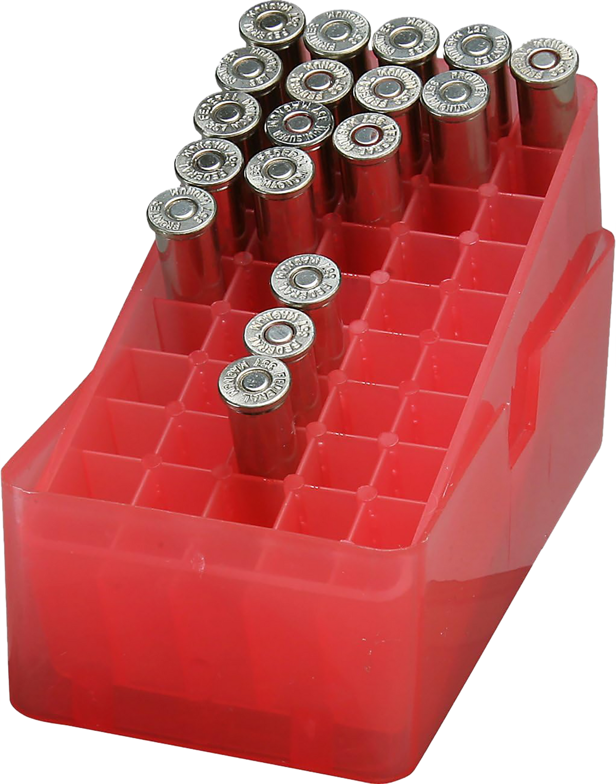 MTM Case-Gard J-50 Slip-Top Ammo Box 45 Colt/44 Special/45 ACP/44 Mag 50-Rd Red