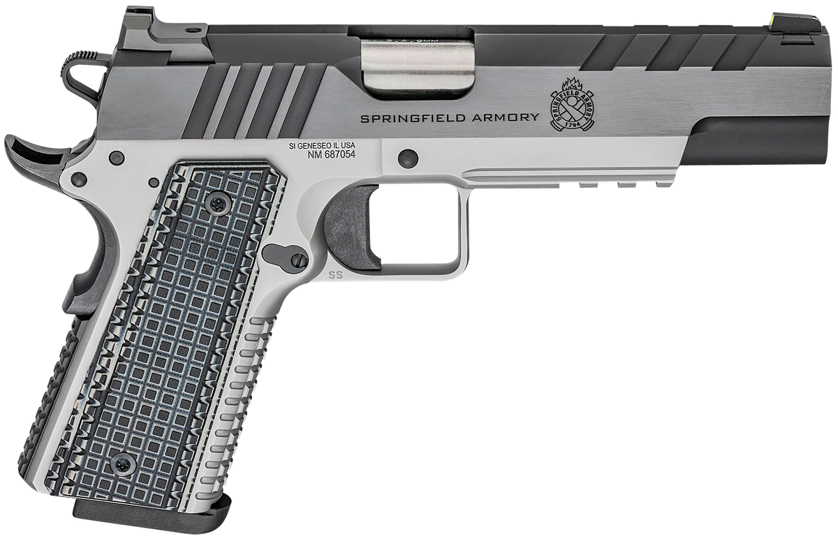 Springfield Armory 1911 Emissary 9mm Luger 5" 9+1 Semi-Auto Pistol - Blued/Stainless