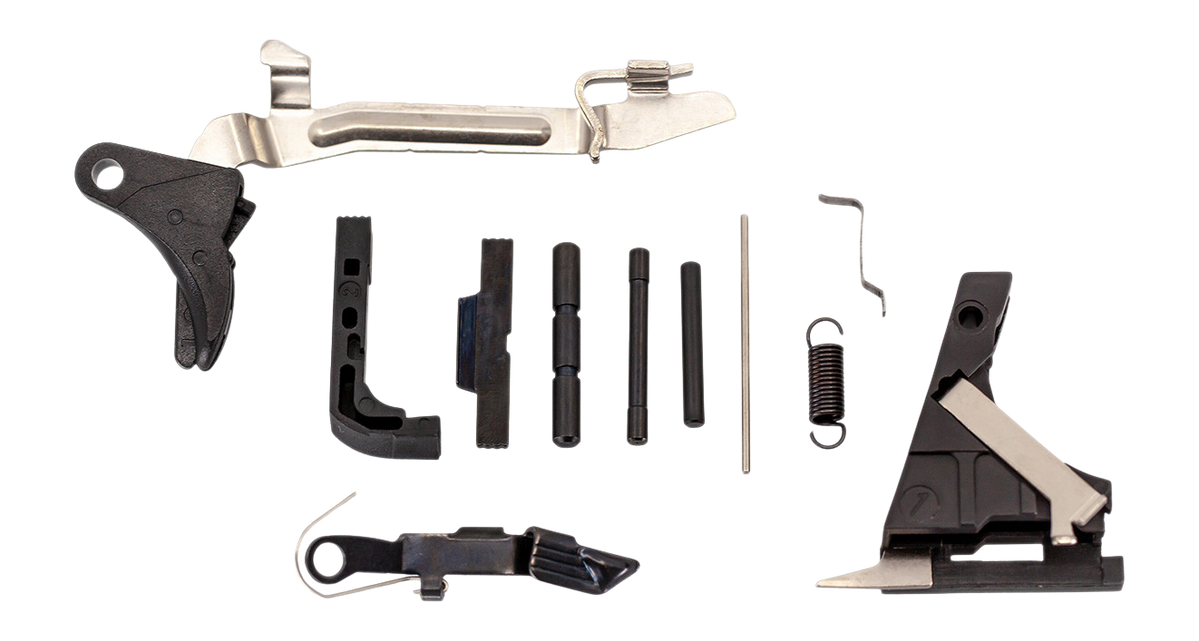 JE Machine Tech TS-LPKG19 Glock 19 Gen 1-3 Lower Parts Kit - Black
