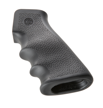 Hogue OverMolded AR-15/M16 Rubber Pistol Grip Black w/Finger Grooves