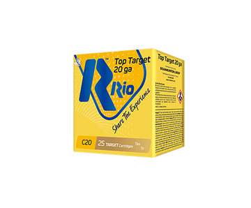 Rio Ammunition Top Target 20 Gauge 2.75" 7/8 oz 7.5 Shot 25 Rd - Box or Case