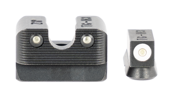 TruGlo Tritium Pro CZ 75 Green Tritium White Outline 3-Dot Night Sight Set - Black Nitride