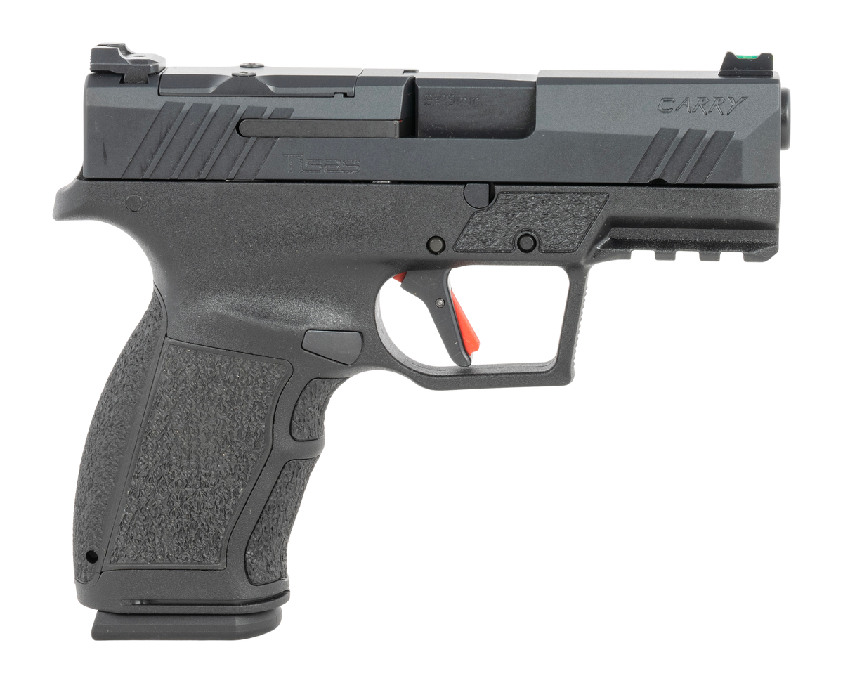 Tisas Arms PX-9 Carry 9mm Luger 3.50" 15+1 Semi-Auto Pistol - Black Polymer, Optic Ready