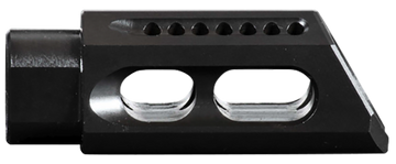 Yankee Hill 26MBA Slant Muzzle Brake 5.56 1/2x28 Black Steel 2.50"