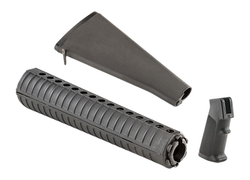 Luth-AR FK-A2 Complete A2 Rifle Furniture Kit Black
